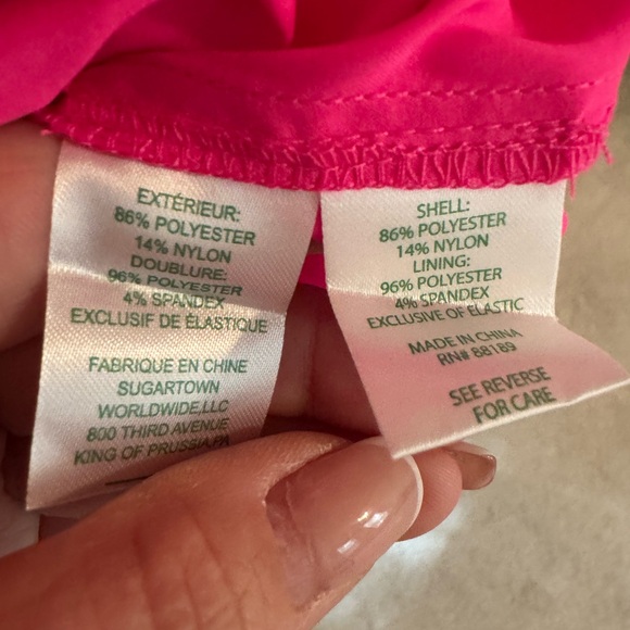 Lilly Pulitzer Short Sleeve Romper- NWT Size 16 - Picture 7 of 7